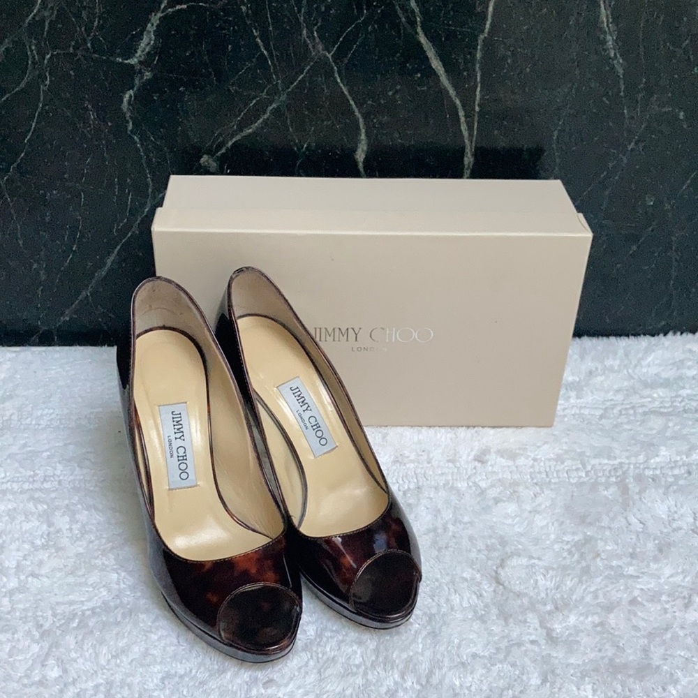 Open toe jimmy choo